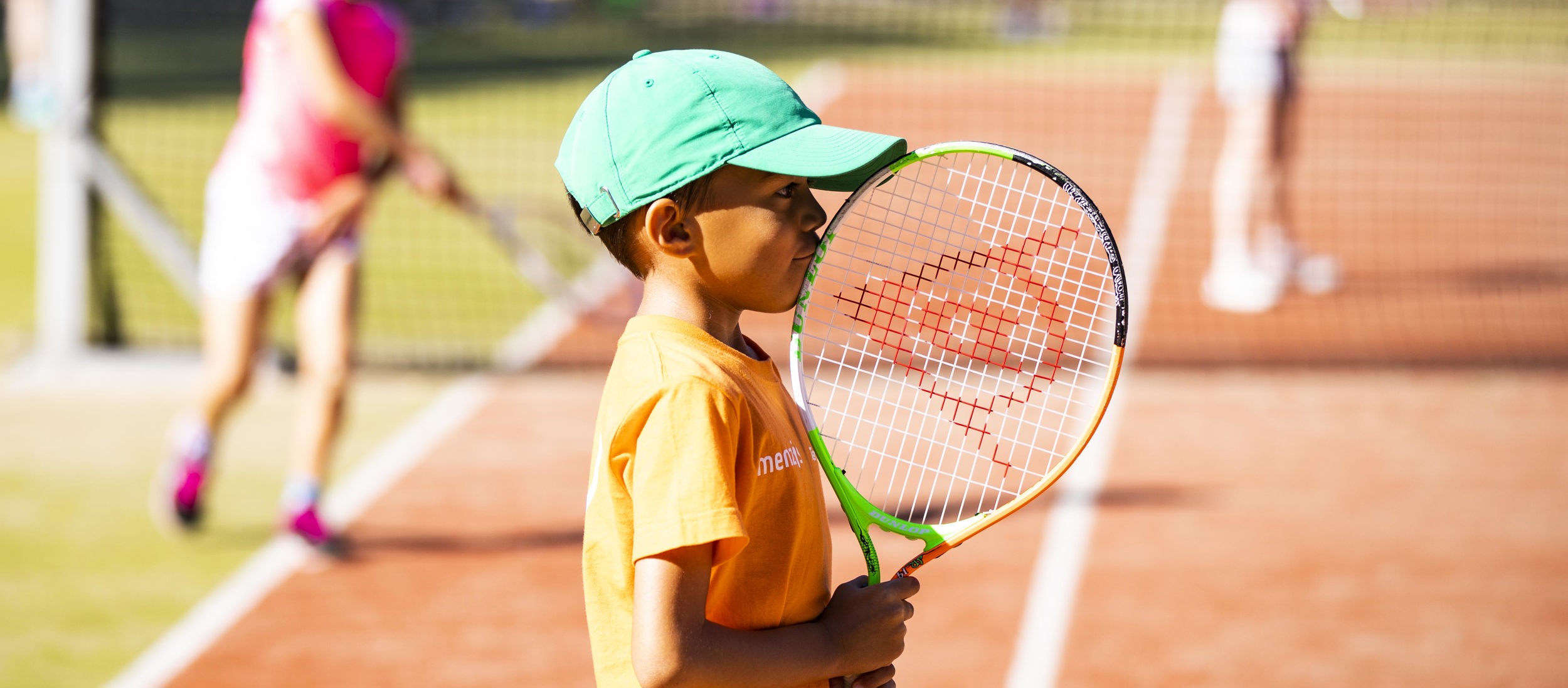 Oranje pet racket dunlop