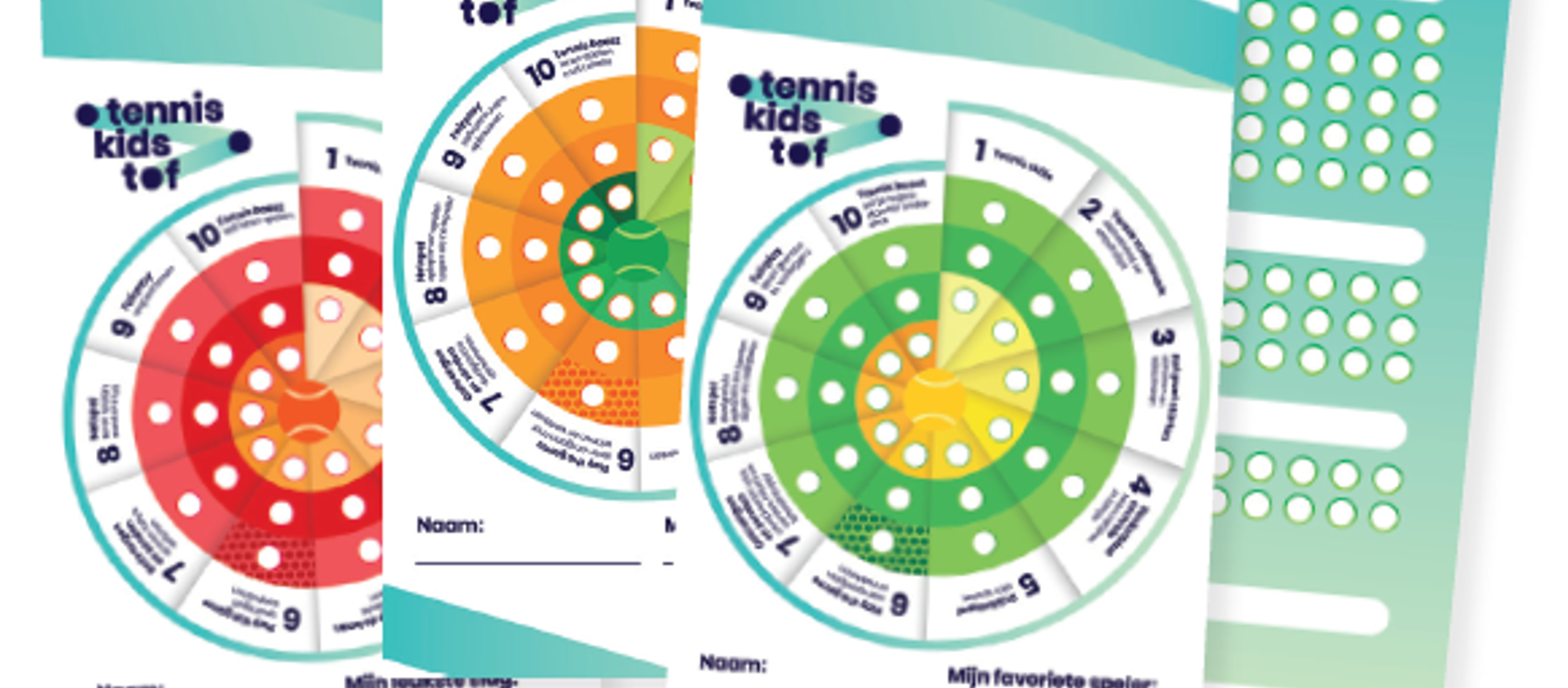 Tenniskids TOF spelerskaarten