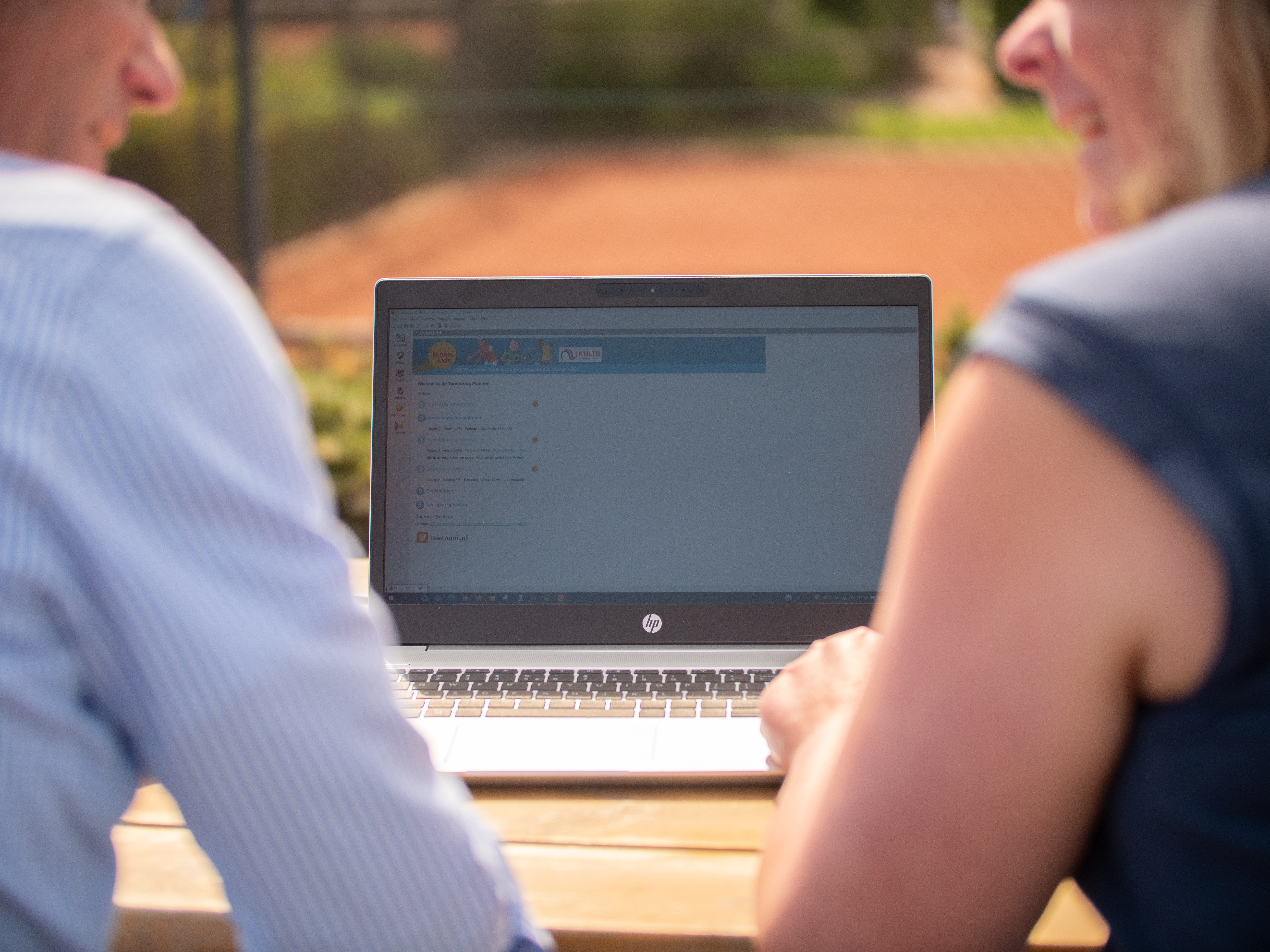 Vrijwilligers laptop